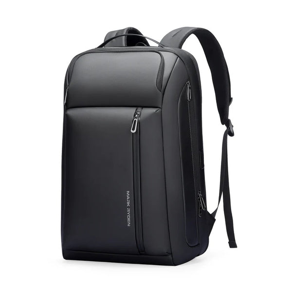 15.6 inch modernistic side zipper pocket anti-theft laptop backpack LOVEVOOK Leather 15.6" 17" Waterproof PU Leather Multiple Compartments, Urban 3 / the Aegis Fortress Anti-Theft Laptop Backpack 20L
