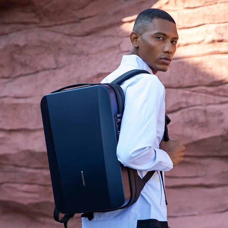Mark Ryden Laptop Backpack for Men, Hard Shell Anti-Theft Backpack with TSA Approved Lock and USB Charging Port, Business Backpack for Working