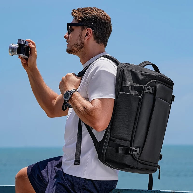 Aegis Fortress T_MR8288: All-Weather 38L Multi-Compartment Backpack For Travel